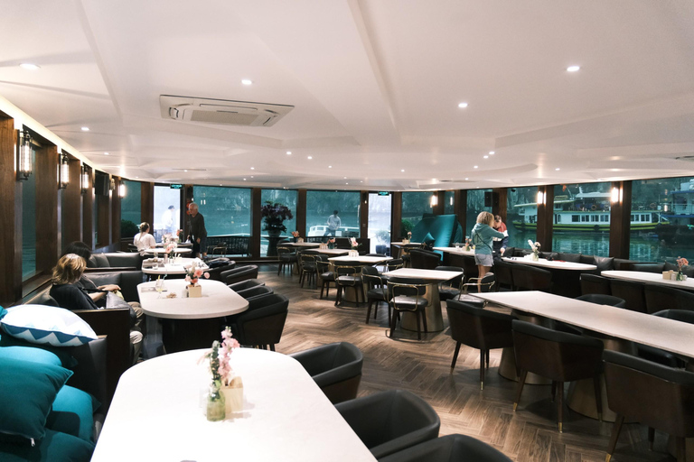 Hanoi:Halong Catamaran 5* Day Cruise,champoline,water slide Without Transfer Service