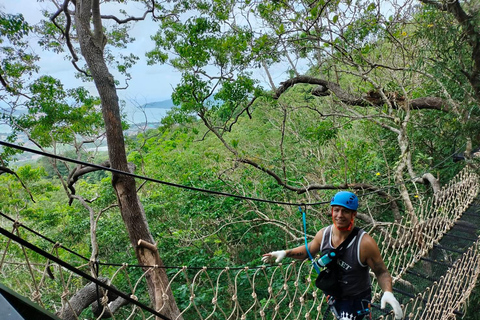 Phuket : ATV 1 ora. + Zipline 20 stazioni + Trasferimento dall&#039;hotel