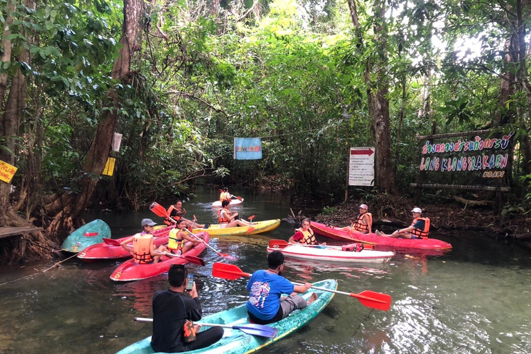 Krabi: Amazone Klong Srakaew kajakken en olifanten voeren