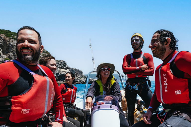 Lisbon: Sesimbra/Arrábida Natural Park Coasteering Adventure Meeting Point in Sesimbra