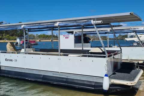 Maroochy River: Pontoon BBQ Cruiser Boat Hire 10-person - Image 3