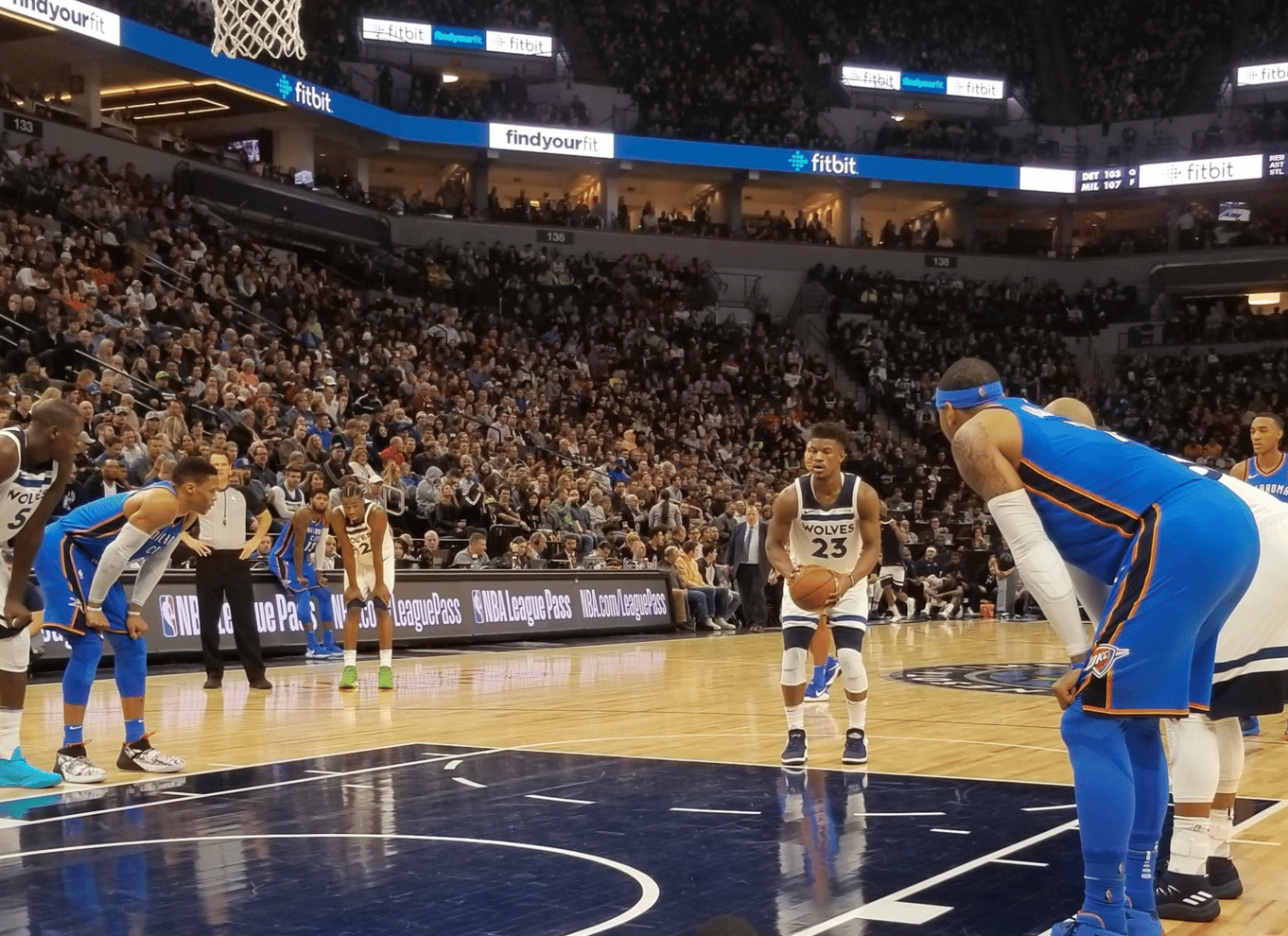 Minneapolis: Billet til basketballkamp med Minnesota Timberwolves