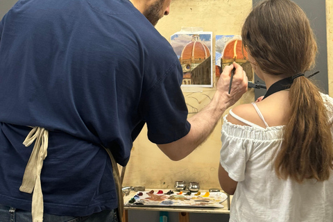 Florence: Create Your Own Oil Painting in a Real Art Studio Sunday Premium Atelier Session