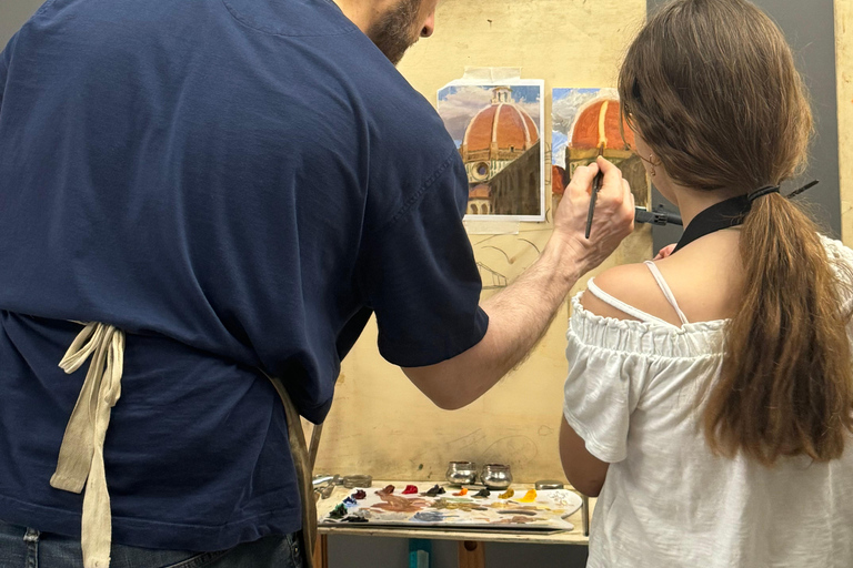 Florence: Create Your Own Oil Painting in a Real Art Studio Sunday Premium Atelier Session