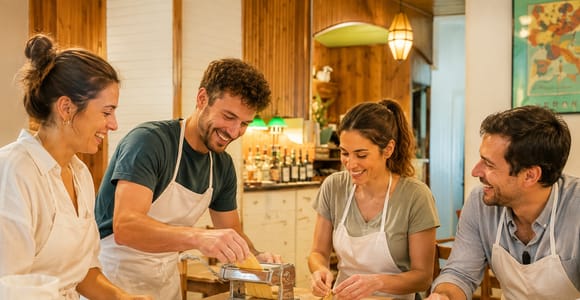 Pasta, Tiramisù & Wine with a Chef from Michelin Kitchens