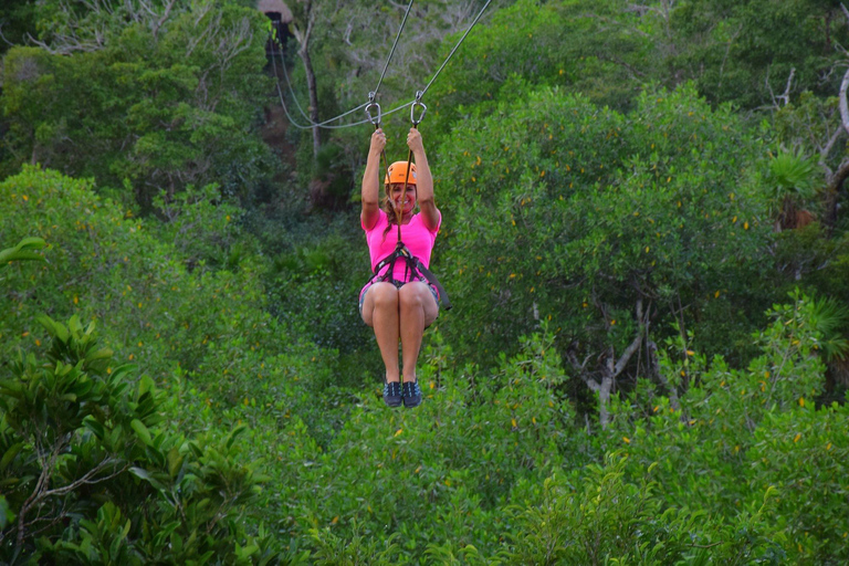 Cancun: Jungle ATV, Zipline, and Cenote Tour with Lunch