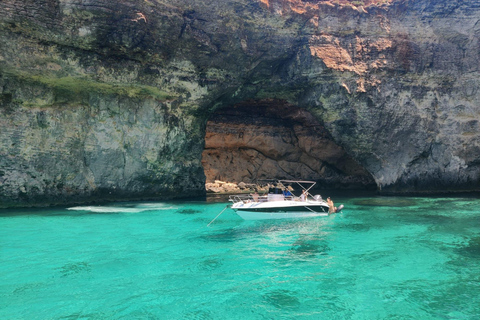 FULL DAY - 7hours Comino, Blue Lagoon, charter, boat, cruise