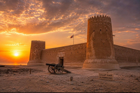 From Doha: North and West Qatar Guided Tour with Transfers Group tour: North and West Qatar Guided Tour with Transfers