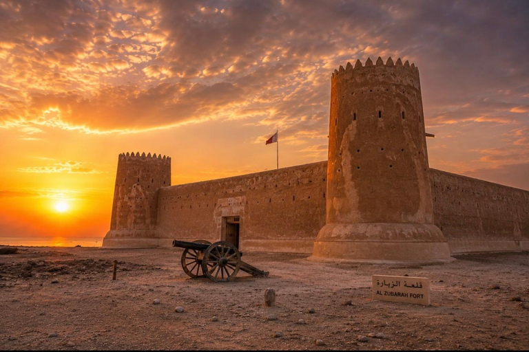 From Doha: North and West Qatar Guided Tour with Transfers Group tour: North and West Qatar Guided Tour with Transfers