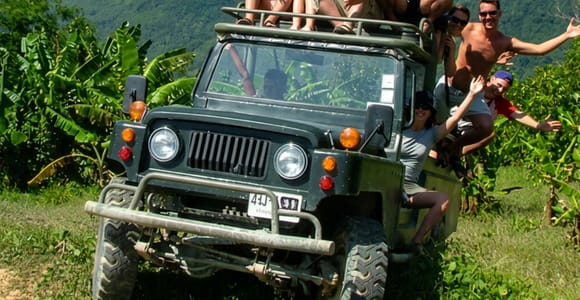 Koh Samui: Open-Air 4x4 Jungle Safari, Lunch & Hotel Pickup