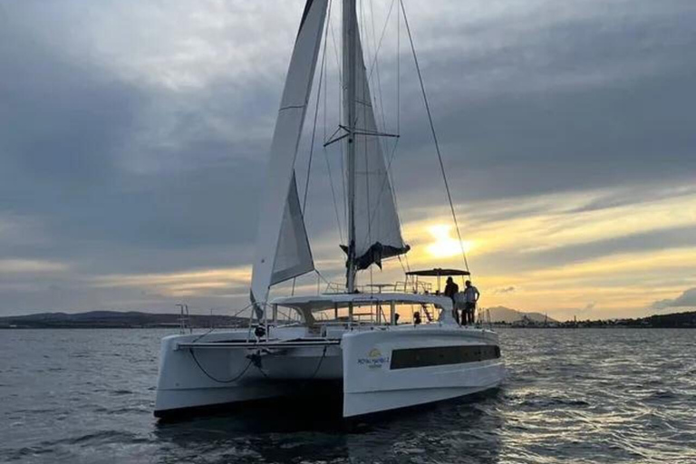 Santa Giulia : Sunset Cruise & Apéritif on catamaran