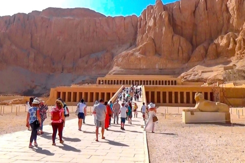Van Hurghada: privétour van 2 dagen naar Luxor met 5-sterrenhotelPrivétour van 2 dagen met geluids- en lichtshow