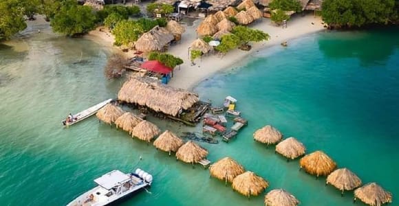 Cartagena: Rosario islands Playa Blanca Barù by boat & lunch