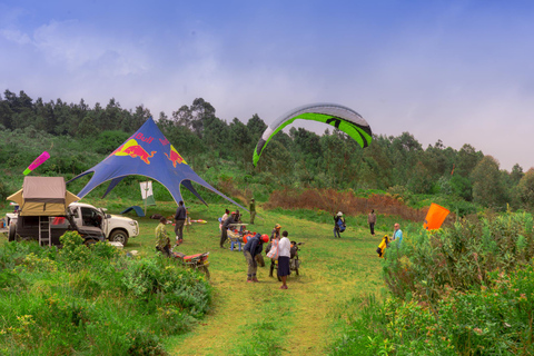 Sky Camp Kijabe, Rift Valley. skärmflygning