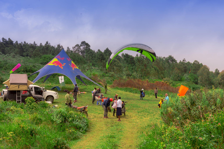 Sky Camp Kijabe, Rift Valley. skärmflygning