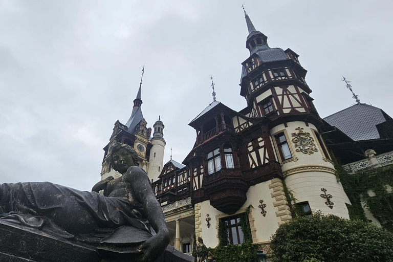 Private Day Trip to Peles & Dracula Castle, Brasov Old Town