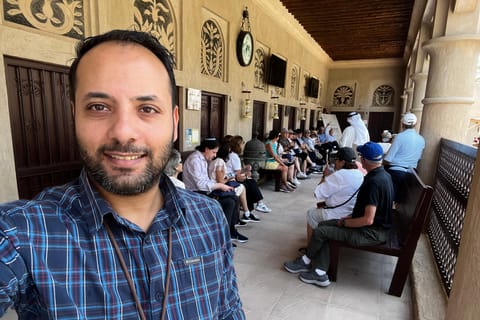 Dubai Old Town, Creek, Abra boat, Souks Guided walking Tour