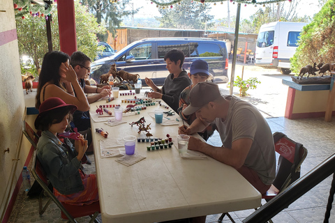 Oaxaca: taller de pintura de alebrijes con recogida del hotel