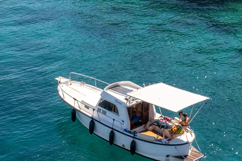 4-Hour Private Boat Tour — Blue Lagoon, Caves & Sveti Stefan