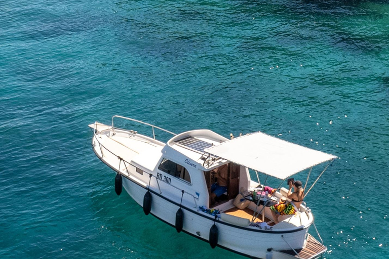 4-Hour Private Boat Tour — Blue Lagoon, Caves & Sveti Stefan
