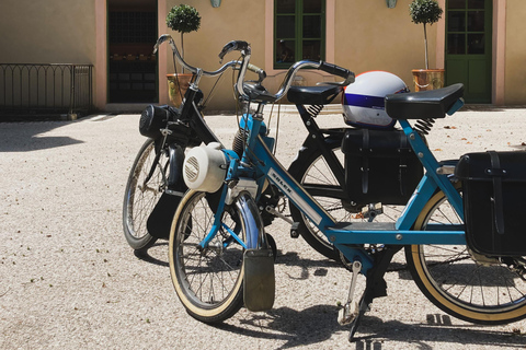 Balade Solex/Vélo avec guide et dégustation de vins