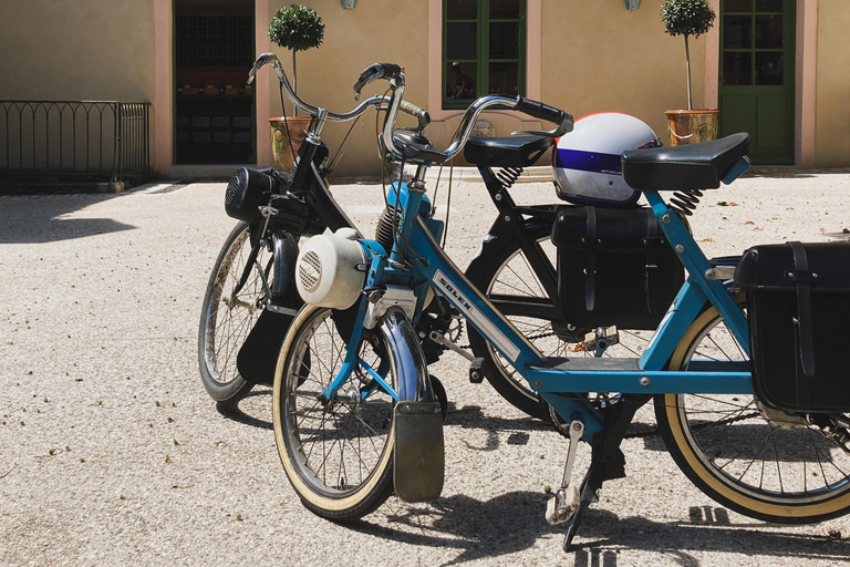 Balade Solex/Vélo avec guide et dégustation de vins