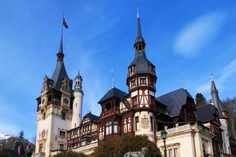 From Bucharest: Dracula Castle, Peles and Brașov Day Trip