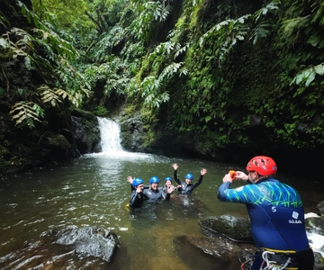 Canyoningupplevelse Ribeira dos Caldeirões i São Miguel