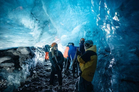 Skaftafell: Excursión por la Cueva de Hielo Azul y el GlaciarITG desde Skaftafell
