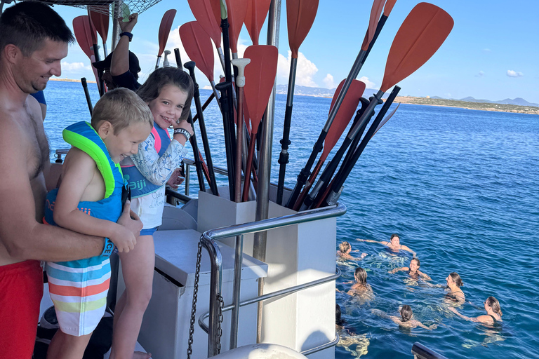Ibiza: Formentera Boat Trip with Food, Drinks, & Bike Tour All- Inclusive Boat&Bike Tour in Formentera I Origin Edition