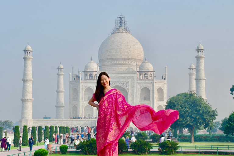 From New Delhi: Agra and Jaipur Tour with Transfers From Delhi: Mughal & Rajput Culture Journey with Entry Fees