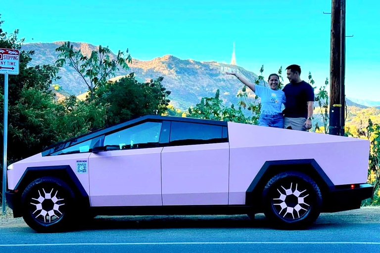 30 min Hollywood Sign Tesla Cyber Truck Tour Drive the new Tesla Cybertruck + 3 passengers