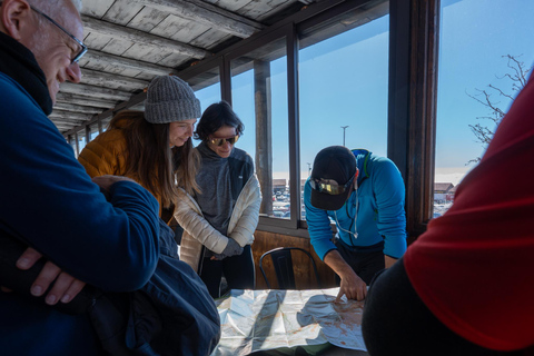 Mont Etna : Randonnée au sommet avec téléphérique et collation incluseMont Etna : Trekking au sommet des cratères avec téléphérique et bus 4x4 inclus