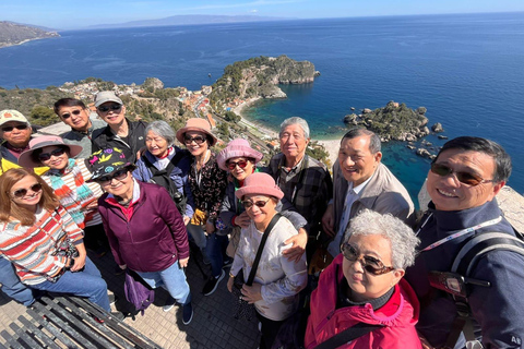 Tour da Messina a Taormina, Castelmola, Isola Bella
