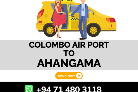 Taxi privato dall&#039;aeroporto di Colombo (CMB) ad Ahangama