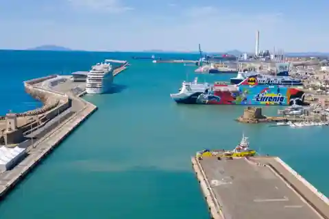 Traslado Civitavecchia -> Fiumicino tren+entrega equipaje