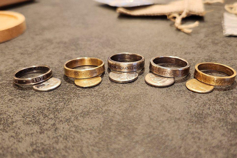 Vintage Coin Ring Making Workshop in Asakusa