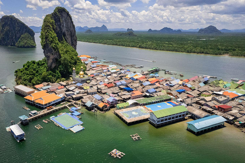 Khao Lak: Isola di James Bond e tour in barca con la canoa