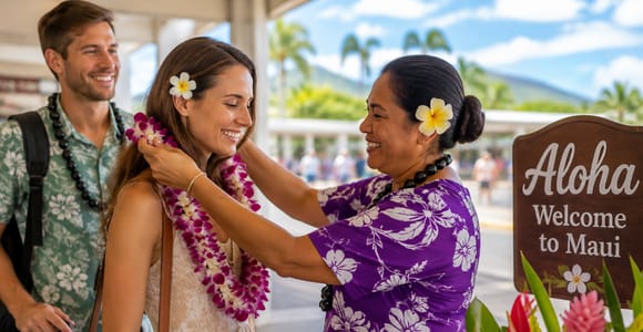 Maui: Kahului Airport Lei Greeting Service