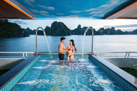 5-Star Ha Long Day Cruise with Jacuzzi, Lunch & Free Drink Day Cruise With Meal