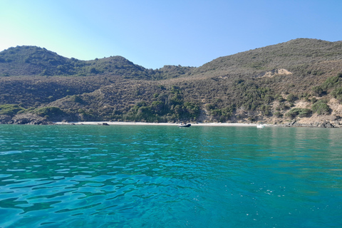 Agriate Marine Park and its beaches: tour with Captain François