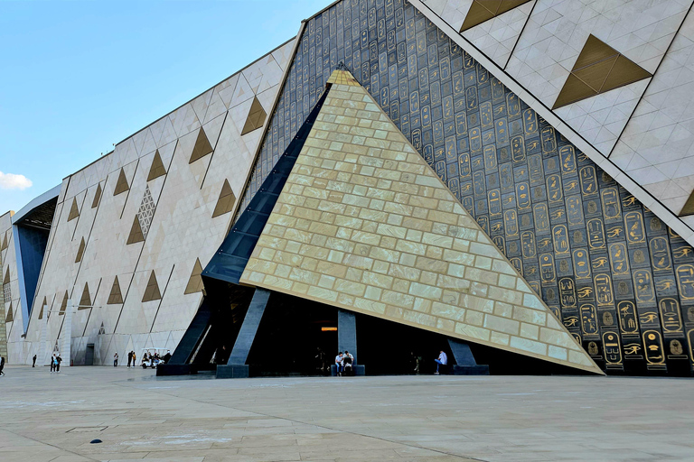 Le Caire : Grand musée égyptien, visite des pyramides et du Sphinx et déjeunerVisite guidée privée avec déjeuner