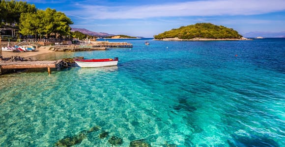 From Durrës/Golem: Riviera Tour to Sarandë, Ksamil, Blue Eye