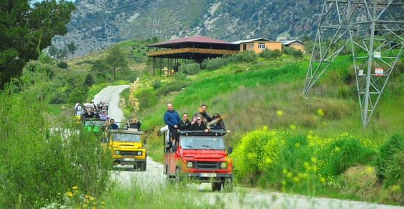 From Side: Water Fight Jeep Safari Adventure