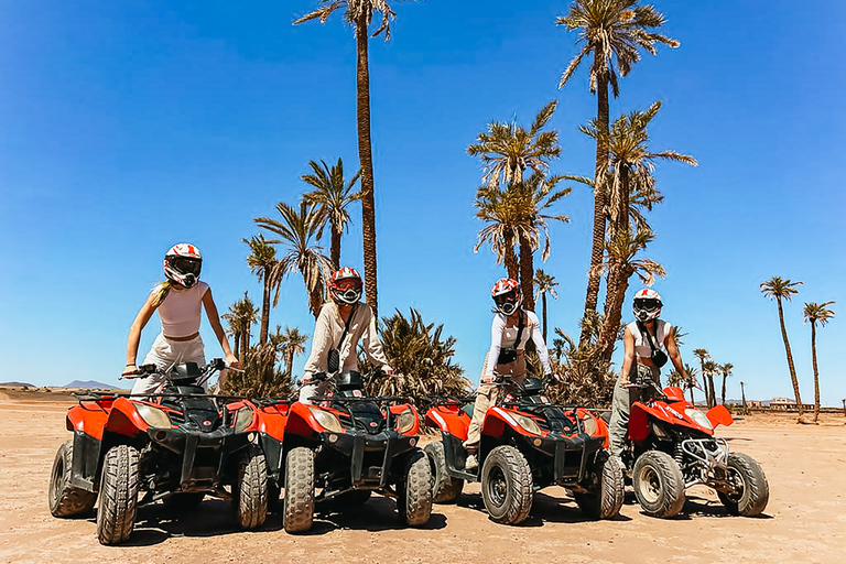 Marrakesch Quad Bike Aktivität: Palmenoase und Jbilat-Wüste