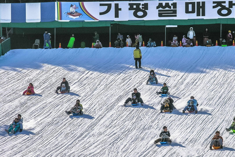 Eobi Ice mit Schneeschlittenfahrt &amp; Erdbeerpflücken TagestourAbfahrt vom Bahnhof Myeong-dong, Ausgang 3