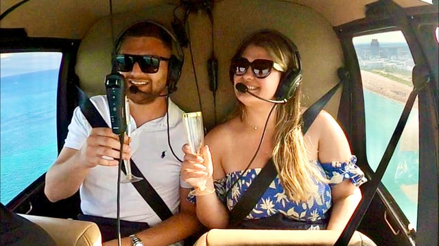 Miami: Private Luxury Helicopter Flight with Champagne