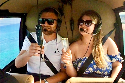 Miami: privé romantische helikoptertour met champagne