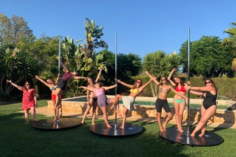 Algarve: Pole-Dance-Erlebnis mit Meerblick und Prosecco