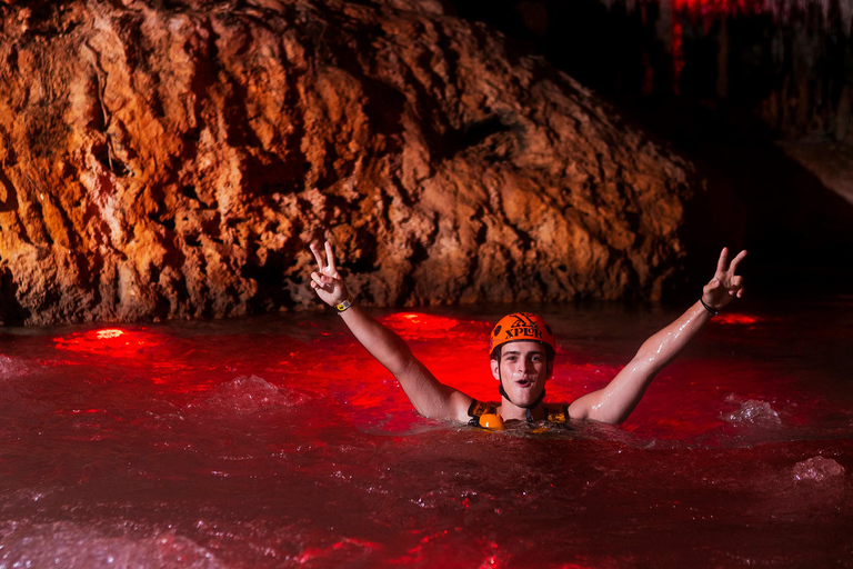 From Cancun: Tickets to Xplor Fuego Nocturno Park Xplor Fuego tickets with official shared transportation